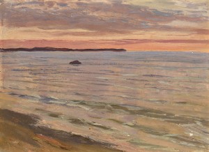 Sunrise at the sea
